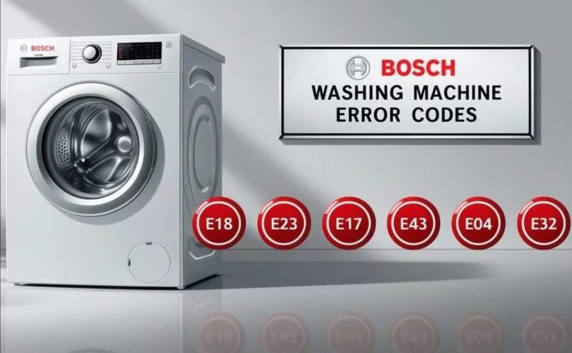 خطا لباسشویی بوش